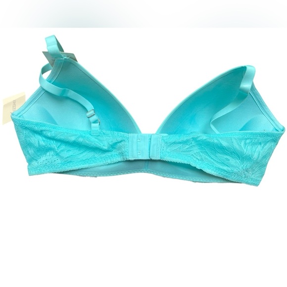 On Gossamer NWT Wire Free Push-Up Tee Shirt Bra in Island Paradise 36C - Picture 4 of 11